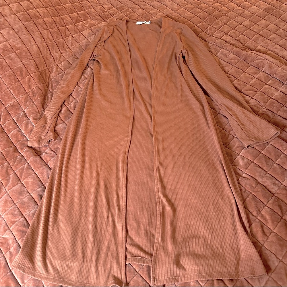 Tan/rust cardigan